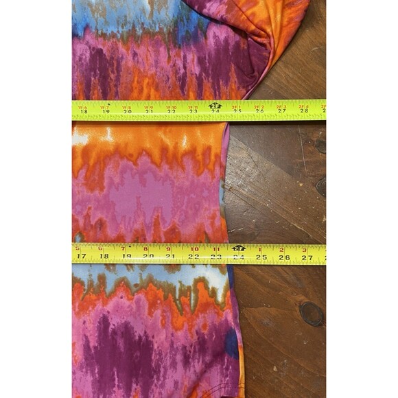 Pure Essence Tunic Top Size XL Soft Knit Multicolor Art To Wear Artsy Mod - Picture 7 of 13